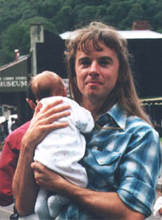 Walhalla 1993, holding baby Chloe