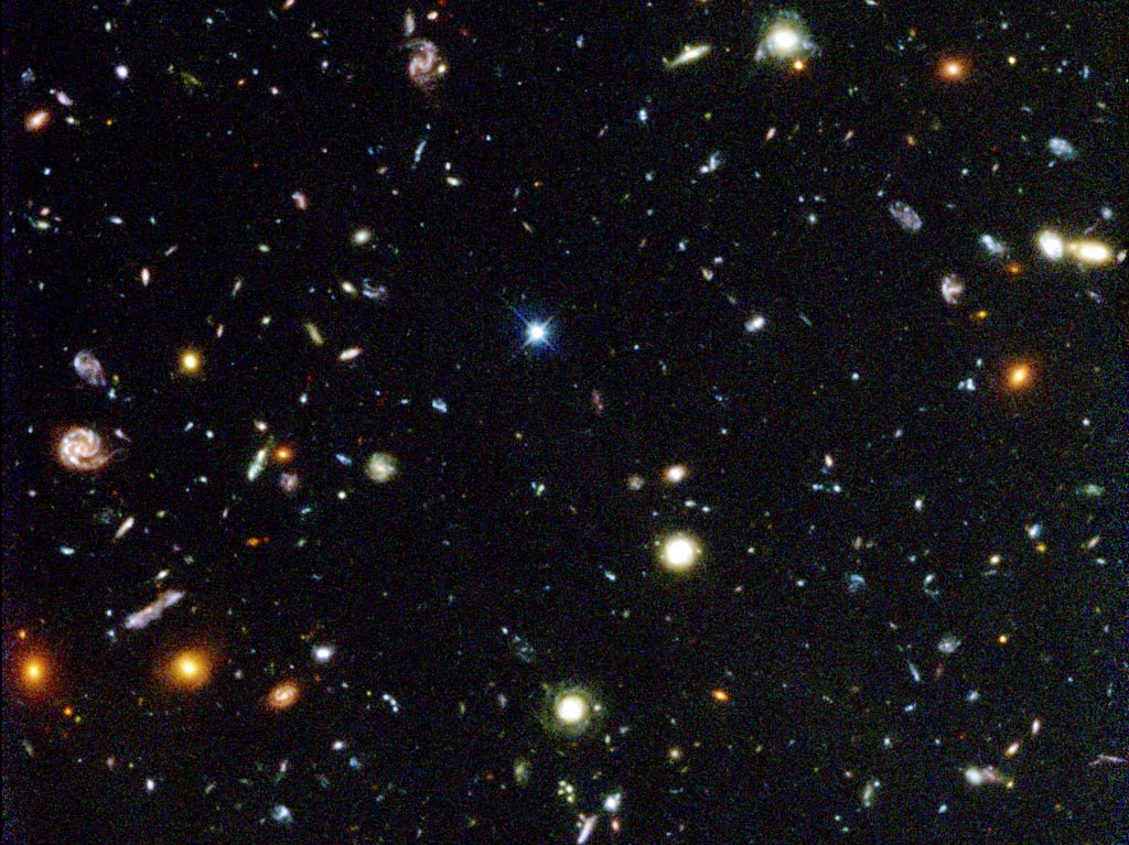 Hubbble Deep Field 1 / 87,300,000 of the sky