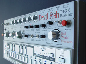 Devil Fish modified TB-303 synthesizer