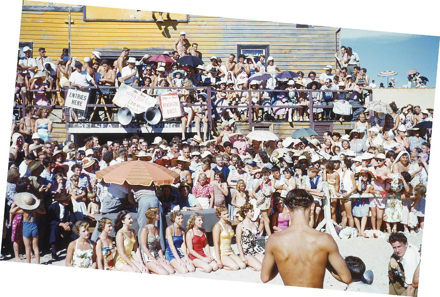 Sun Beachgirl Quest 1953 - Chelsea Lifesaving Club, Port Phillip Bay, Melbourne Victoria Australia Beauty Pageant