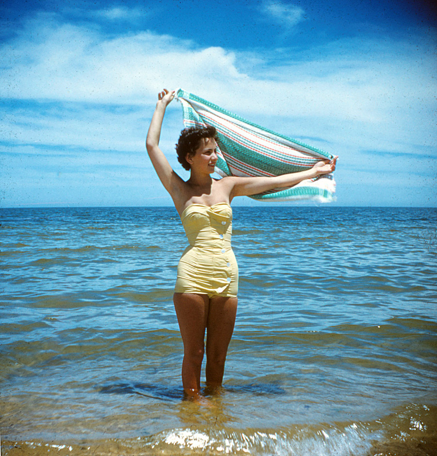 1953 Sun Beachgirl Quest at Chelsea, near Frankston, Victoria Australia