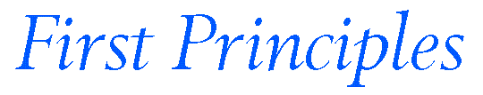 First Principles logo